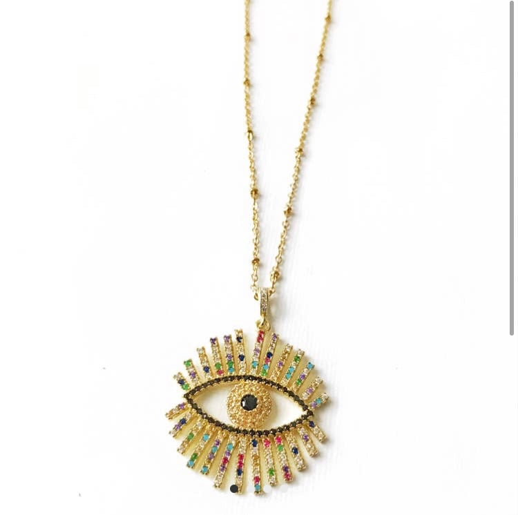 Evil Eye Necklace - Shooting Starz Shopette