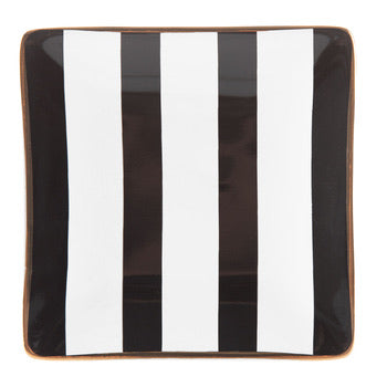 Black, White, & Gold Small Trinket Tray - Shooting Starz Shopette